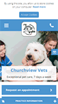 Mobile Screenshot of churchviewvets.co.uk